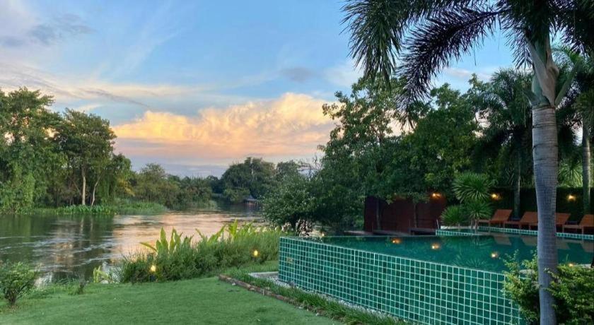 Ruen Maihom Riverside Cottage Kanchanaburi Extérieur photo